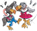 Bild Tanzende Vögel